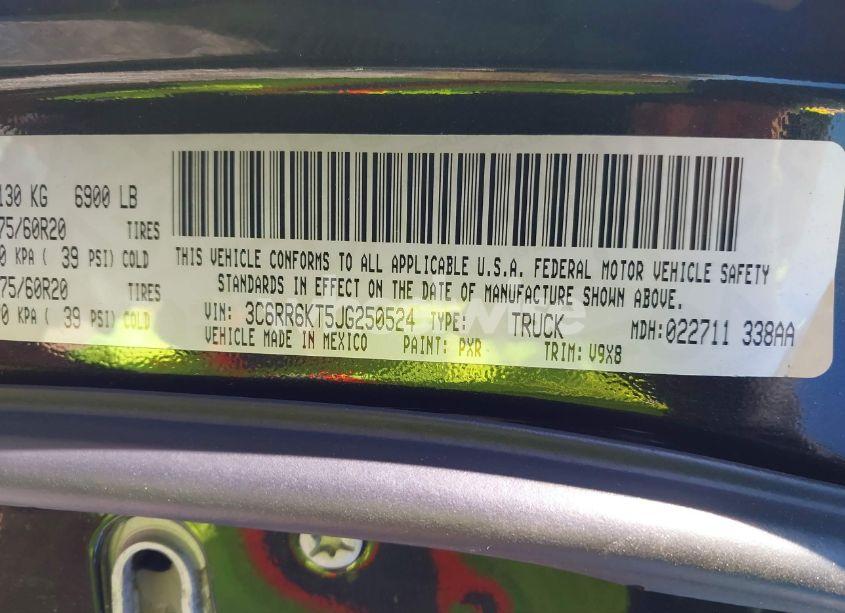 Photo 9 of 2018 Ram 1500 EXPRESS 4X2 5'7 BOX (VIN 3C6RR6KT5JG250524)