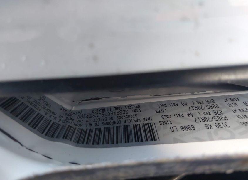 Photo 9 of 2018 Ram 1500 TRADESMAN 4X2 5'7 BOX (VIN 3C6RR6KT9JG252308)