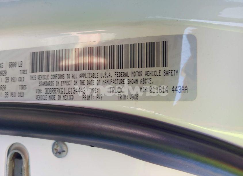 Photo 9 of 2020 Ram 1500 CLASSIC TRADESMAN 4X4 5'7 BOX (VIN 3C6RR7KG1LG134443)