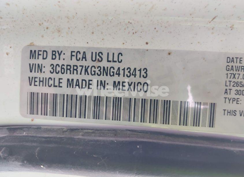 Photo 8 of 2022 Ram 1500 CLASSIC TRADESMAN 4X4 5'7 BOX (VIN 3C6RR7KG3NG413413)