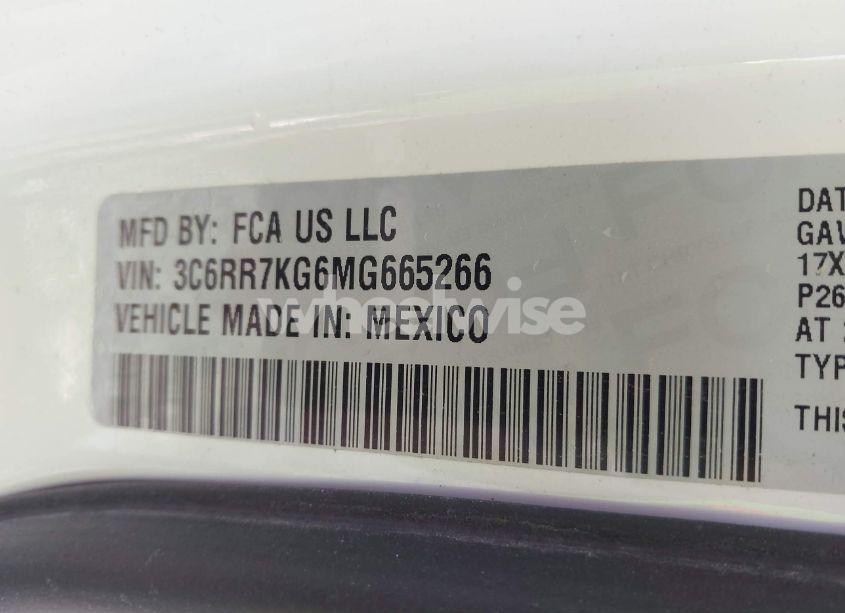 Photo 9 of 2021 Ram 1500 CLASSIC TRADESMAN 4X4 5'7 BOX (VIN 3C6RR7KG6MG665266)