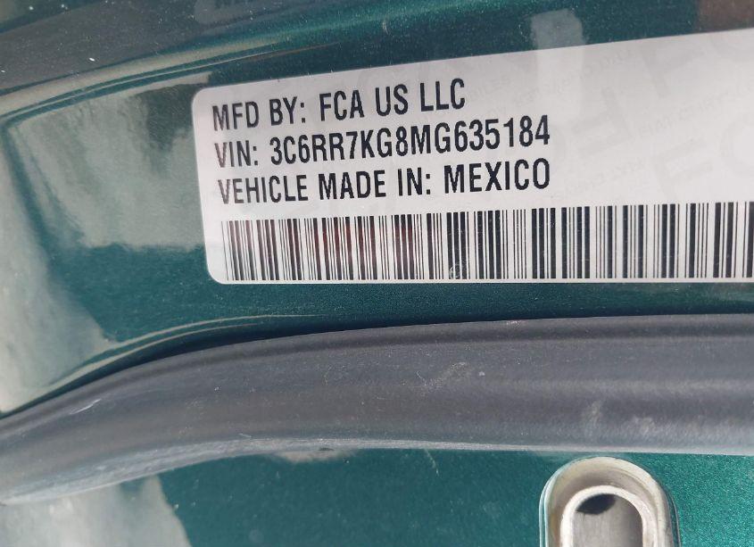 Photo 9 of 2021 Ram 1500 CLASSIC TRADESMAN 4X4 5'7 BOX (VIN 3C6RR7KG8MG635184)