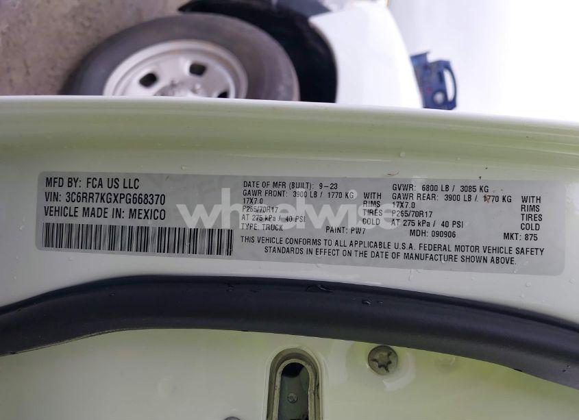 Photo 9 of 2023 Ram 1500 CLASSIC TRADESMAN 4X4 5'7 BOX (VIN 3C6RR7KGXPG668370)