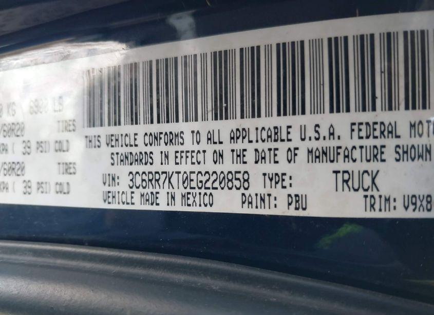 Photo 9 of 2014 Ram 1500 EXPRESS (VIN 3C6RR7KT0EG220858)