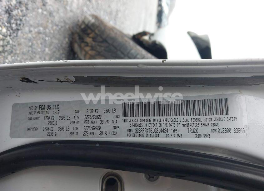 Photo 9 of 2018 Ram 1500 EXPRESS 4X4 5'7 BOX (VIN 3C6RR7KT0JG214424)