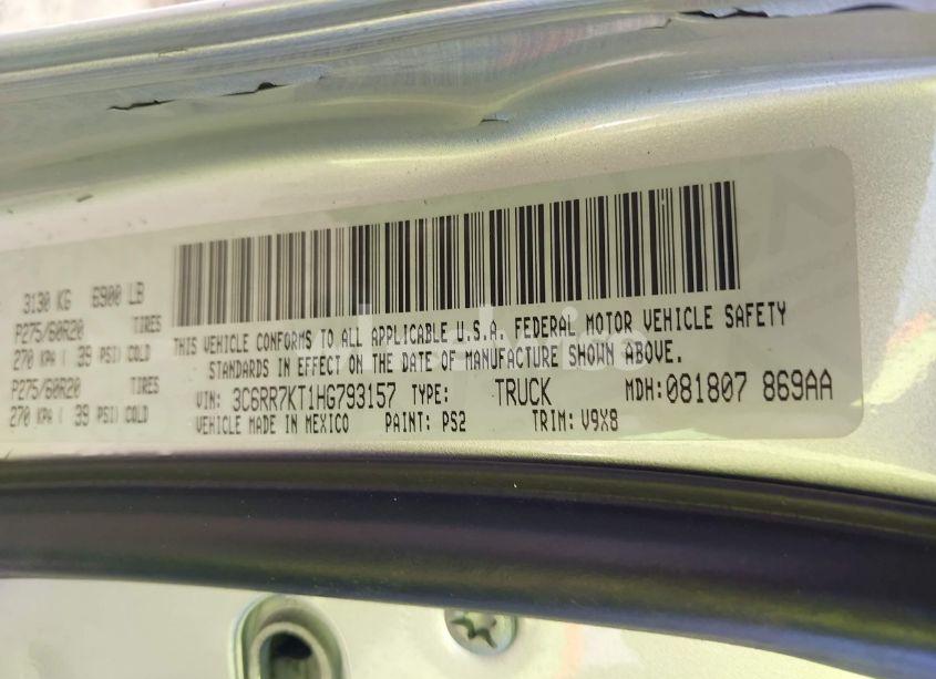 Photo 9 of 2017 Ram 1500 EXPRESS 4X4 5'7 BOX (VIN 3C6RR7KT1HG793157)