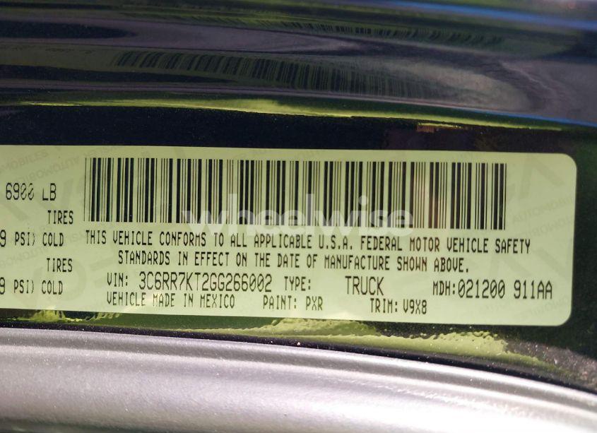 Photo 9 of 2016 Ram 1500 EXPRESS (VIN 3C6RR7KT2GG266002)