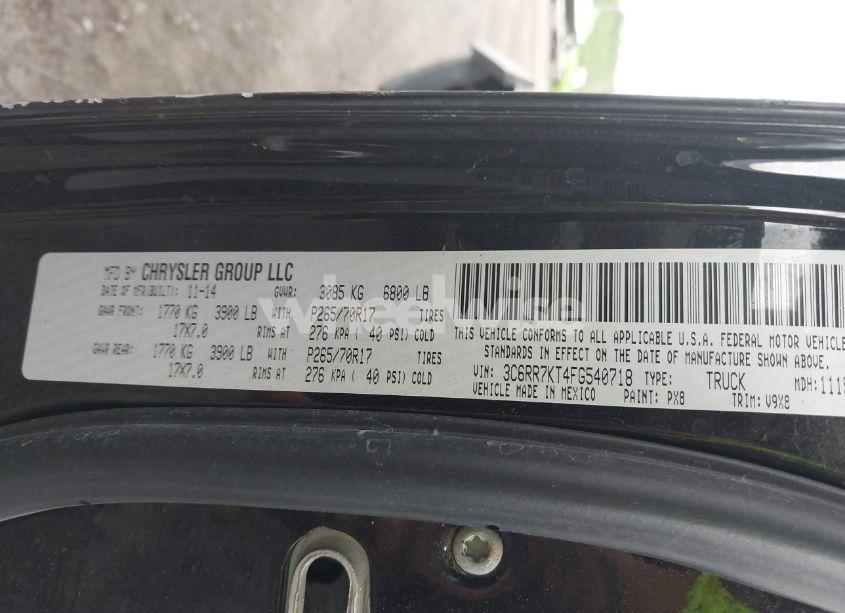 Photo 9 of 2015 Ram 1500 TRADESMAN (VIN 3C6RR7KT4FG540718)