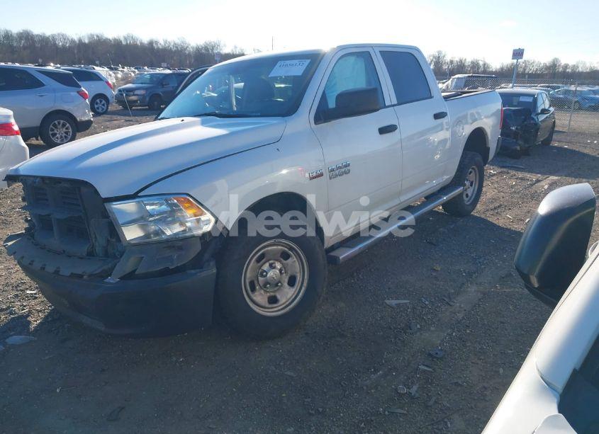 Photo 2 of 2018 Ram 1500 TRADESMAN 4X4 5'7 BOX (VIN 3C6RR7KT4JG214359)