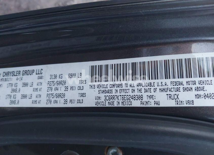 Photo 9 of 2014 Ram 1500 EXPRESS (VIN 3C6RR7KT6EG248308)