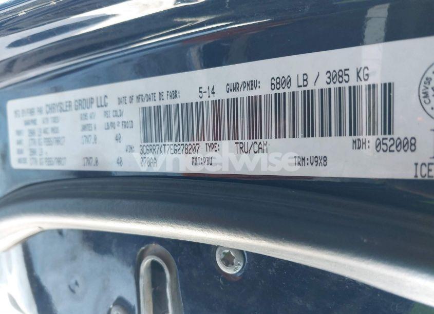 Photo 9 of 2014 Ram 1500 ST (VIN 3C6RR7KT7EG278207)