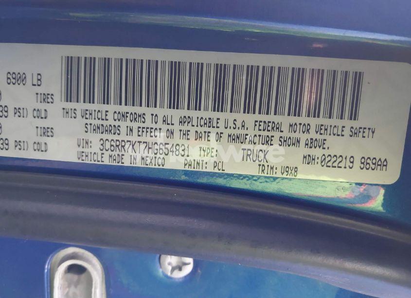 Photo 9 of 2017 Ram 1500 EXPRESS 4X4 5'7 BOX (VIN 3C6RR7KT7HG654831)