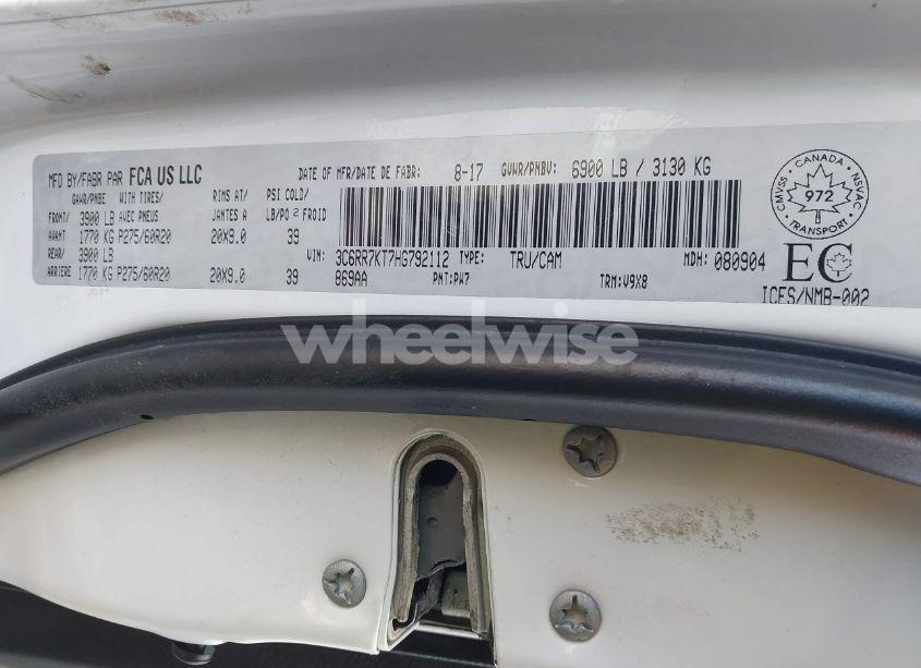 Photo 9 of 2017 Ram 1500 ST (VIN 3C6RR7KT7HG792112)