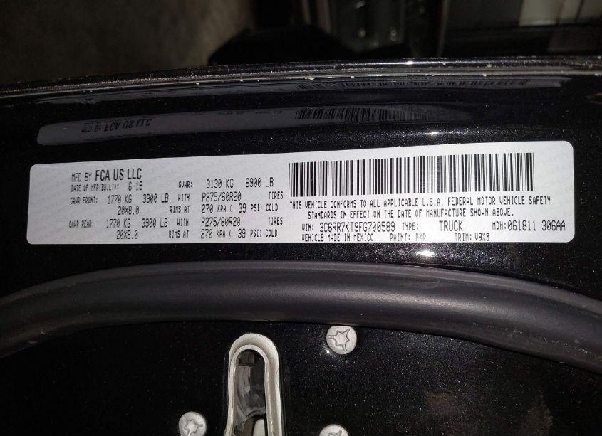 Photo 9 of 2015 Ram 1500 EXPRESS (VIN 3C6RR7KT9FG700589)