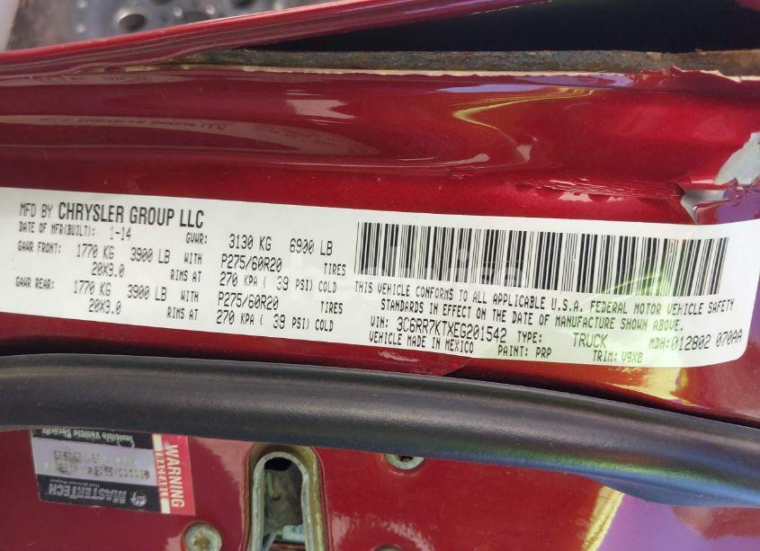 Photo 9 of 2014 Ram 1500 EXPRESS (VIN 3C6RR7KTXEG201542)