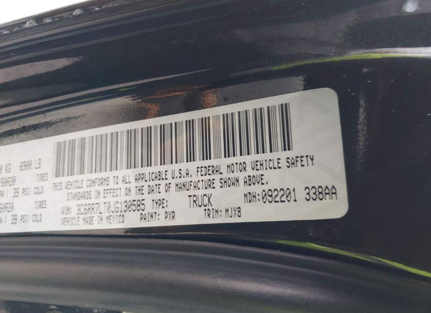 Photo 9 of 2018 Ram 1500 BIG HORN 4X4 5'7 BOX (VIN 3C6RR7LT0JG130585)