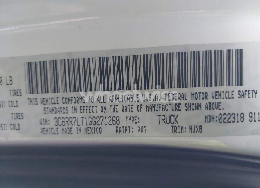 Photo 9 of 2016 Ram 1500 BIG HORN (VIN 3C6RR7LT1GG271268)