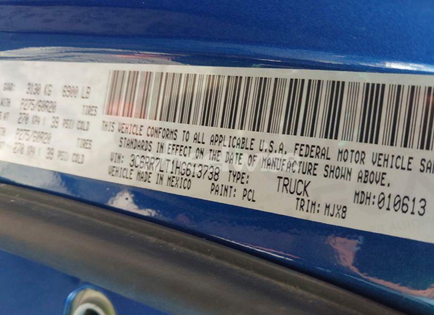 Photo 9 of 2017 Ram 1500 BIG HORN 4X4 5'7 BOX (VIN 3C6RR7LT1HG613738)