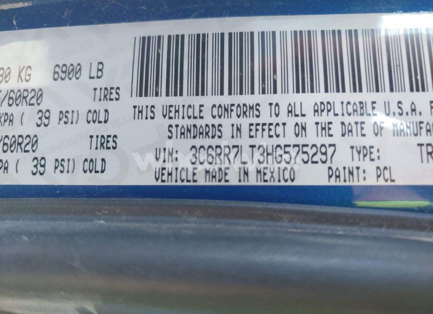 Photo 9 of 2017 Ram 1500 BIG HORN 4X4 5'7 BOX (VIN 3C6RR7LT3HG575297)