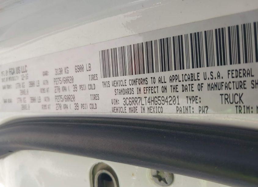 Photo 9 of 2017 Ram 1500 BIG HORN 4X4 5'7 BOX (VIN 3C6RR7LT4HG594201)