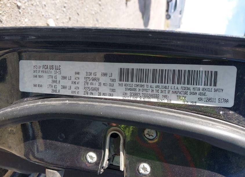 Photo 9 of 2016 Ram 1500 BIG HORN (VIN 3C6RR7LT5GG206682)