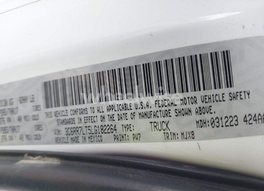 Photo 9 of 2020 Ram 1500 CLASSIC SLT 4X4 5'7 BOX (VIN 3C6RR7LT5LG182264)