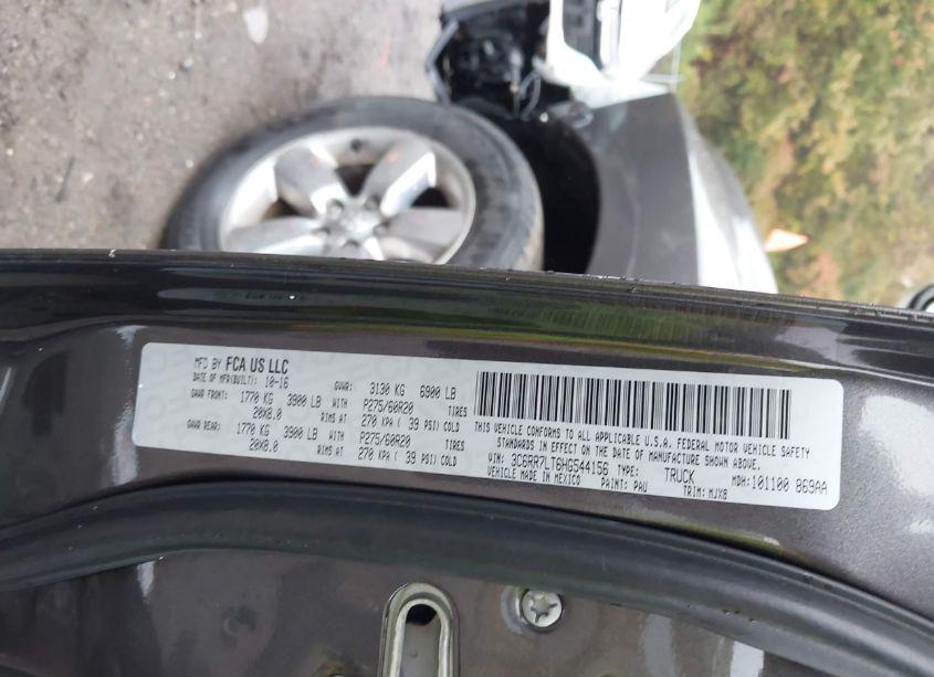 Photo 9 of 2017 Ram 1500 BIG HORN 4X4 5'7 BOX (VIN 3C6RR7LT6HG544156)
