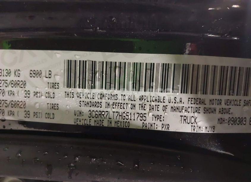 Photo 9 of 2017 Ram 1500 BIG HORN 4X4 5'7 BOX (VIN 3C6RR7LT7HG511795)