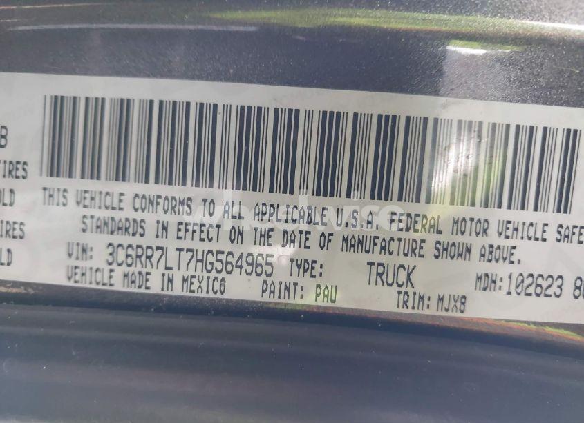 Photo 9 of 2017 Ram 1500 BIG HORN 4X4 5'7 BOX (VIN 3C6RR7LT7HG564965)