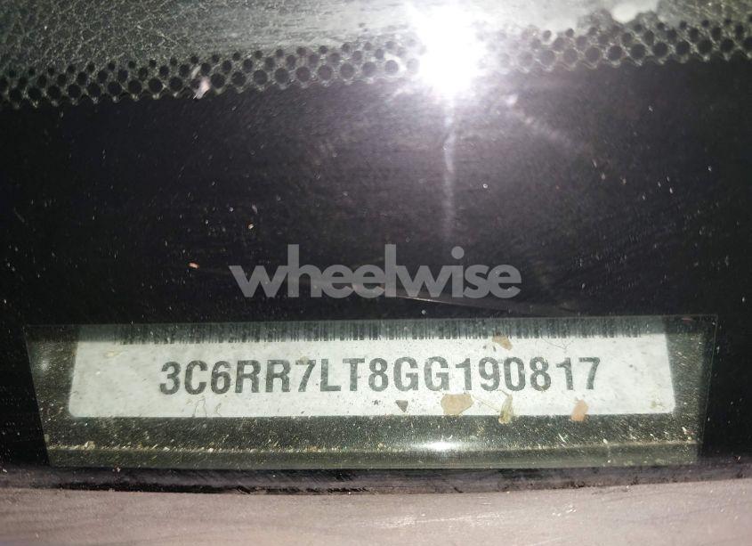 Photo 9 of 2016 Ram 1500 BIG HORN (VIN 3C6RR7LT8GG190817)
