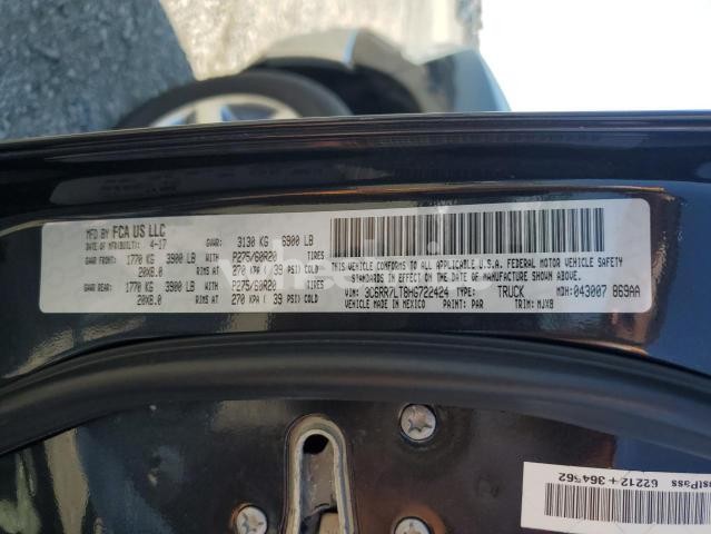 Photo 11 of 2017 RAM 1500 SLT N/A (VIN 3C6RR7LT8HG722424)