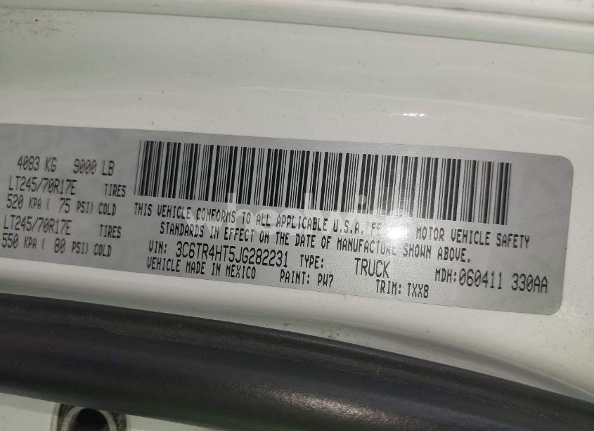 Photo 9 of 2018 Ram 2500 TRADESMAN 4X2 8' BOX (VIN 3C6TR4HT5JG282231)