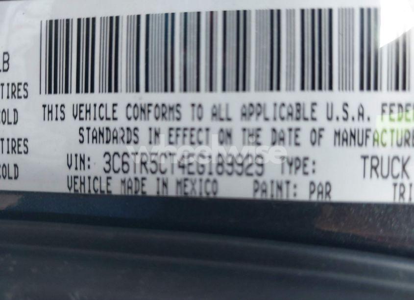 Photo 9 of 2014 Ram 2500 TRADESMAN (VIN 3C6TR5CT4EG189929)