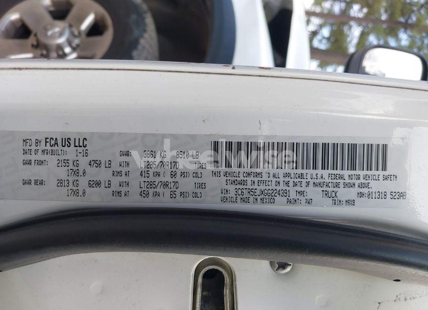 Photo 9 of 2016 Ram 2500 POWER WAGON (VIN 3C6TR5EJXGG224391)