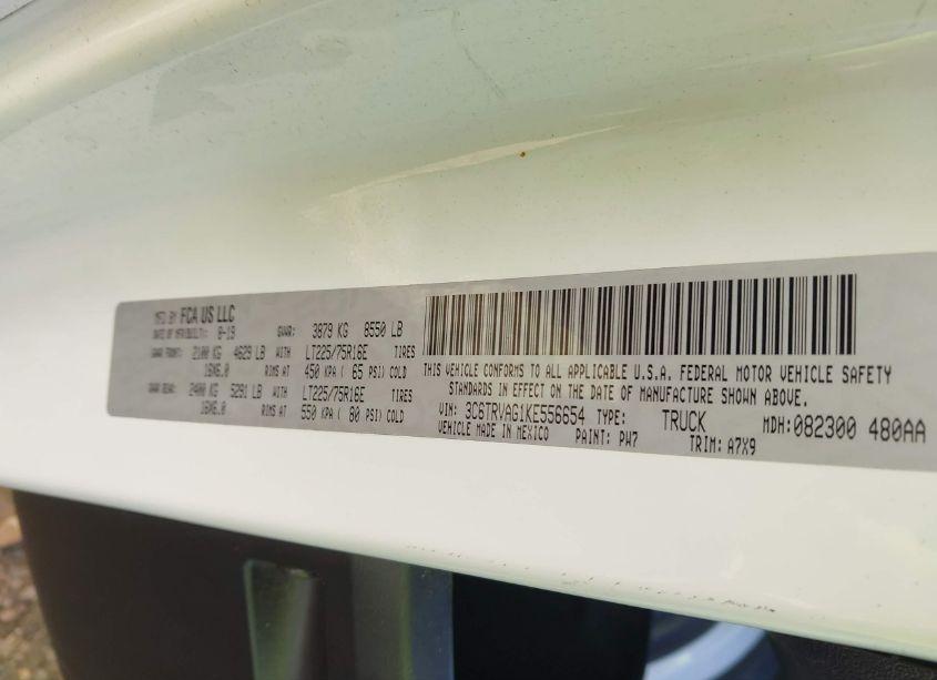 Photo 9 of 2019 Ram Promaster 1500 LOW ROOF 136 WB (VIN 3C6TRVAG1KE556654)