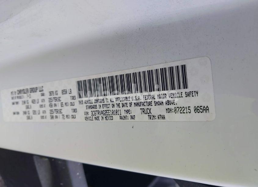 Photo 9 of 2014 Ram Promaster 1500 LOW ROOF (VIN 3C6TRVAG2EE101011)