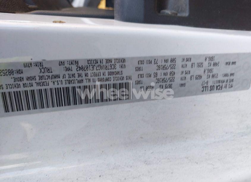 Photo 9 of 2018 Ram Promaster 1500 LOW ROOF 136 WB (VIN 3C6TRVAG7JE107042)