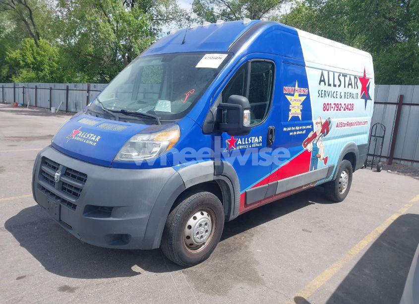 Photo 2 of 2016 Ram Promaster 2500 HIGH ROOF (VIN 3C6TRVCG3GE105651)