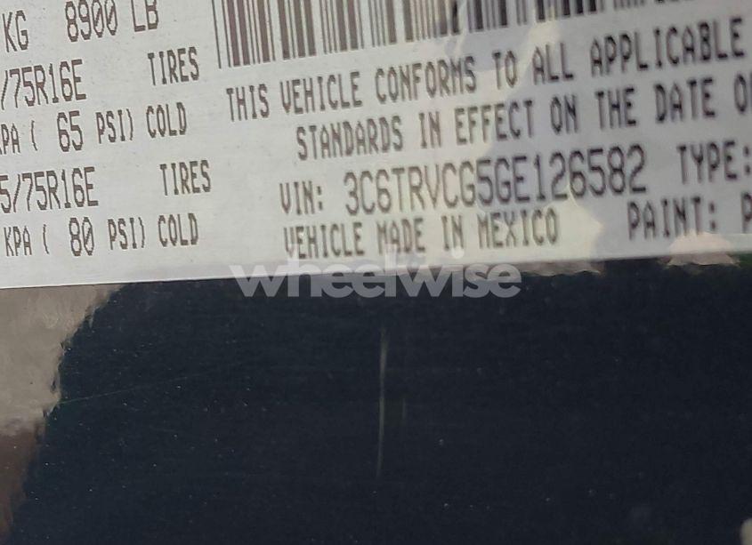 Photo 9 of 2016 Ram Promaster 2500 HIGH ROOF (VIN 3C6TRVCG5GE126582)