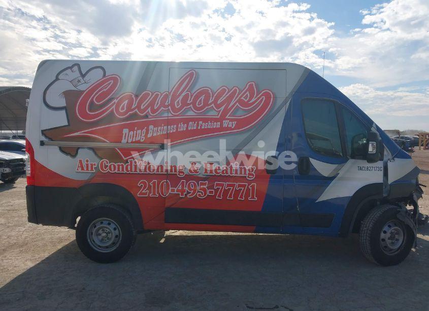 Photo 13 of 2019 Ram Promaster 2500 HIGH ROOF 136 WB (VIN 3C6TRVCG7KE510694)