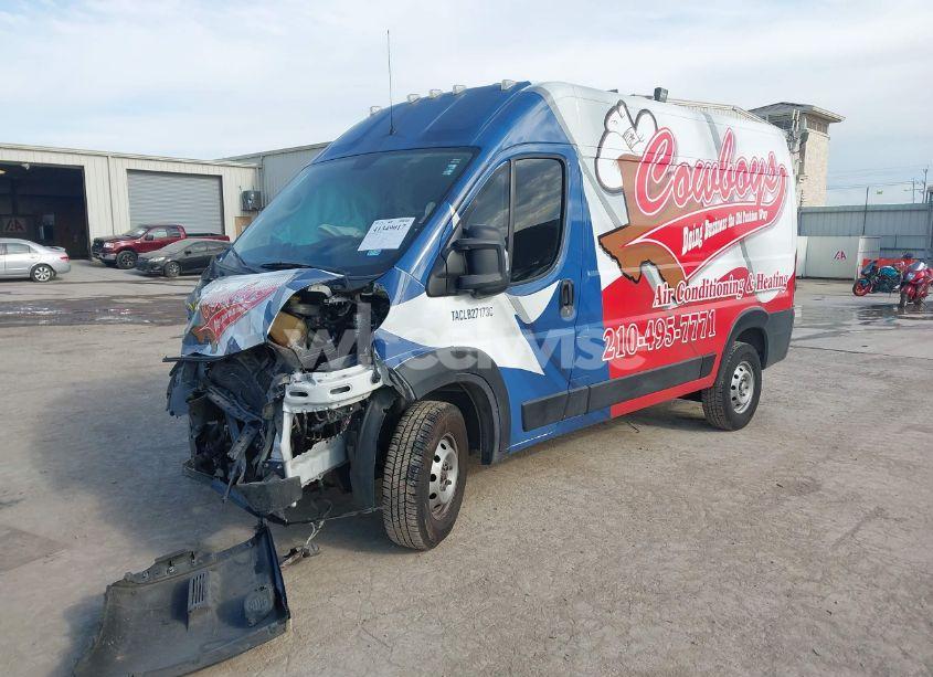 Photo 2 of 2019 Ram Promaster 2500 HIGH ROOF 136 WB (VIN 3C6TRVCG7KE510694)