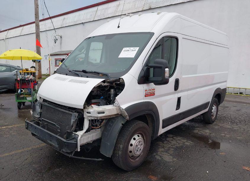 Photo 2 of 2019 Ram Promaster 2500 HIGH ROOF 136 WB (VIN 3C6TRVCG8KE525754)