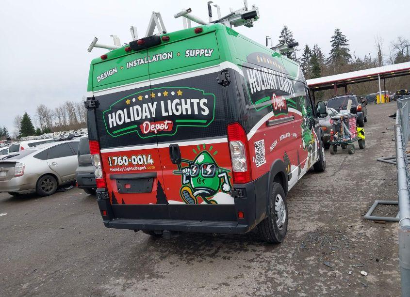 Photo 4 of 2019 Ram Promaster 2500 HIGH ROOF 159 WB (VIN 3C6TRVDG0KE507408)