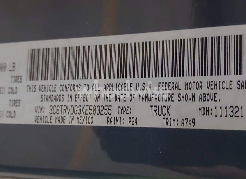 Photo 9 of 2019 Ram Promaster 2500 HIGH ROOF 159 WB (VIN 3C6TRVDG3KE503255)