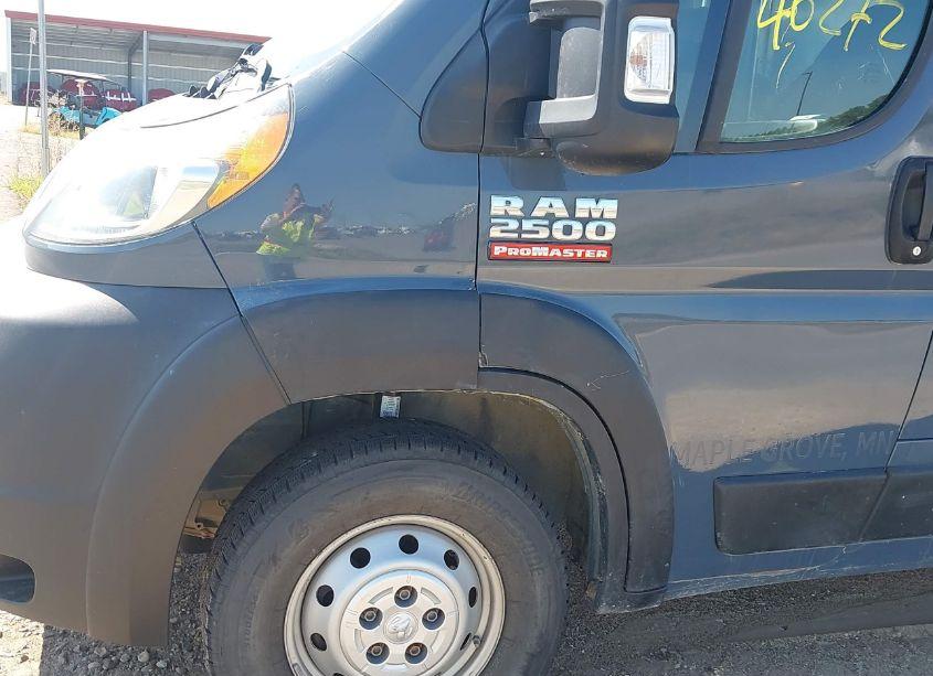 Photo 6 of 2019 Ram Promaster 2500 HIGH ROOF 159 WB (VIN 3C6TRVDG3KE519133)