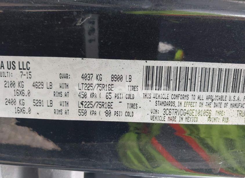 Photo 9 of 2016 Ram Promaster 2500 HIGH ROOF (VIN 3C6TRVDG4GE101056)