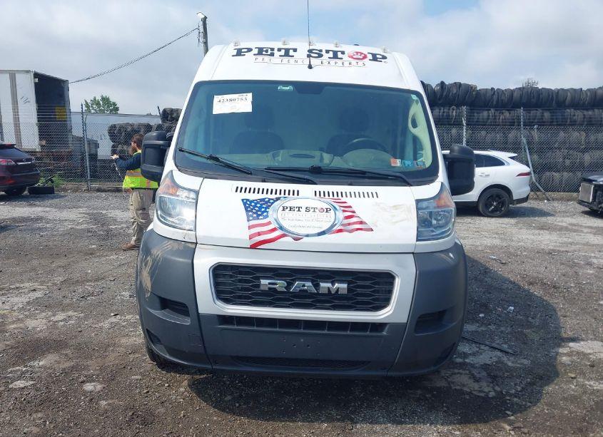 Photo 11 of 2019 Ram Promaster 2500 HIGH ROOF 159 WB (VIN 3C6TRVDG7KE561630)