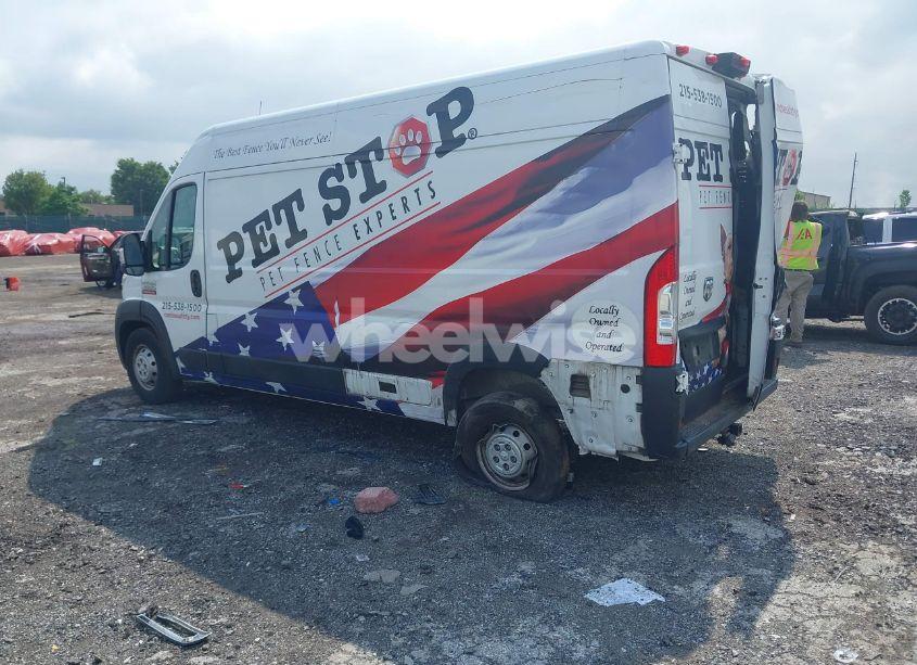 Photo 3 of 2019 Ram Promaster 2500 HIGH ROOF 159 WB (VIN 3C6TRVDG7KE561630)