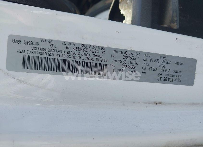 Photo 9 of 2019 Ram Promaster 2500 HIGH ROOF 159 WB (VIN 3C6TRVDG7KE561630)