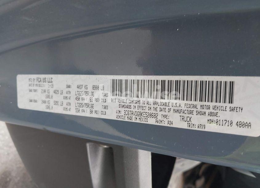 Photo 9 of 2019 Ram Promaster 2500 (VIN 3C6TRVDG8KE520682)